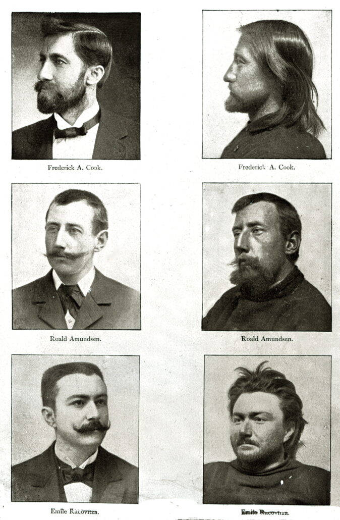 Portretter av seks menn