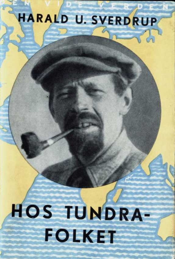 Bokomslag som viser et portrett av en piperøykende mann på en kartbakgrunn