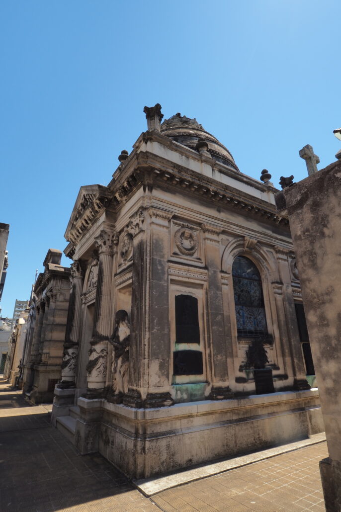 Mausoleum på gammel kirkegård