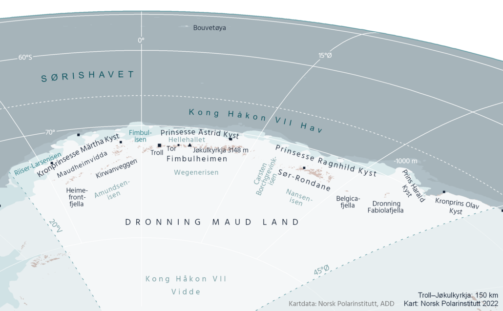 Dronning Maud Land, Antarktis